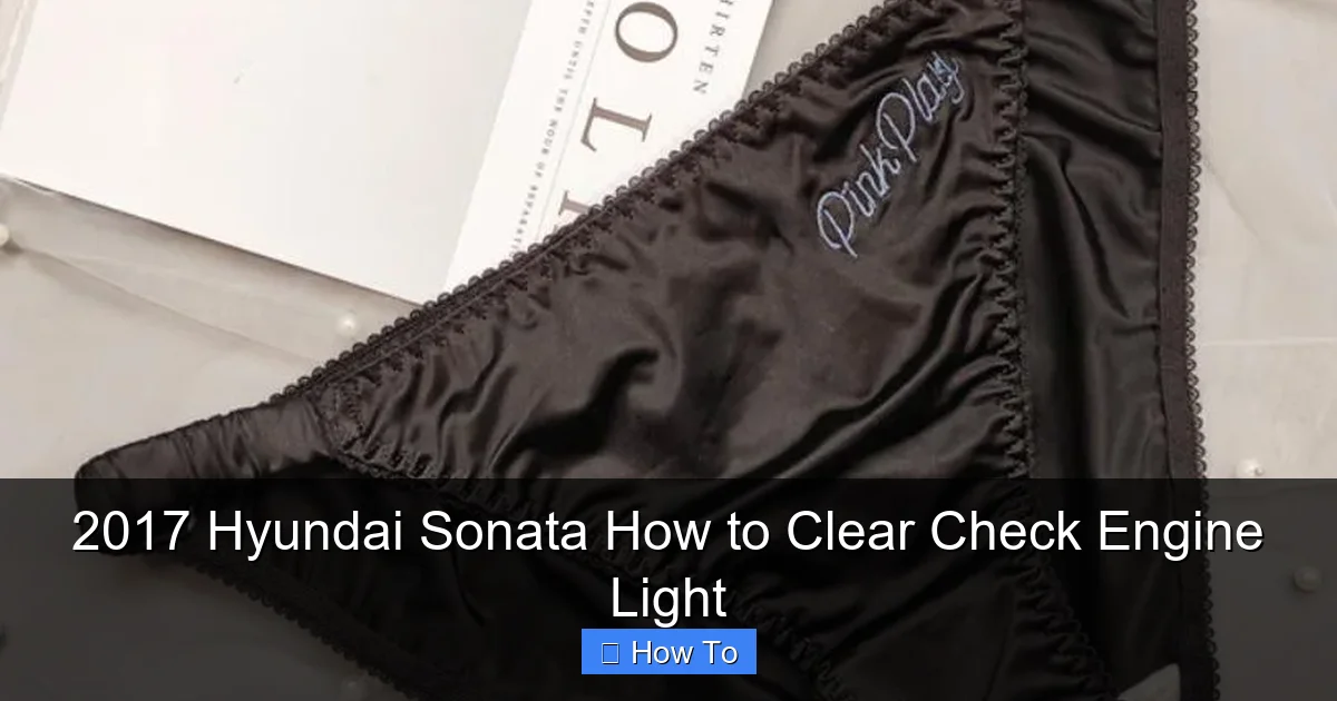 2017 Hyundai Sonata How to Clear Check Engine Light