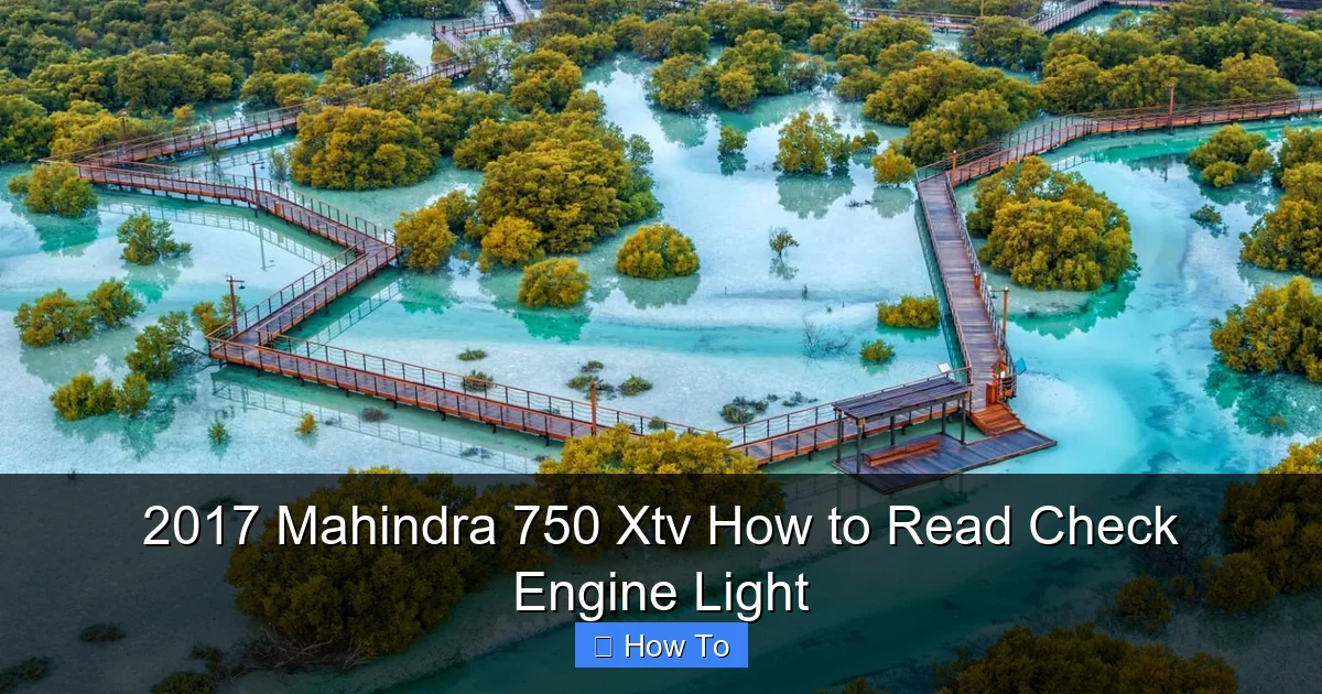 2017 Mahindra 750 Xtv How to Read Check Engine Light