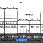 2oo5.toyota.camry How.to Reset.check.engine.light