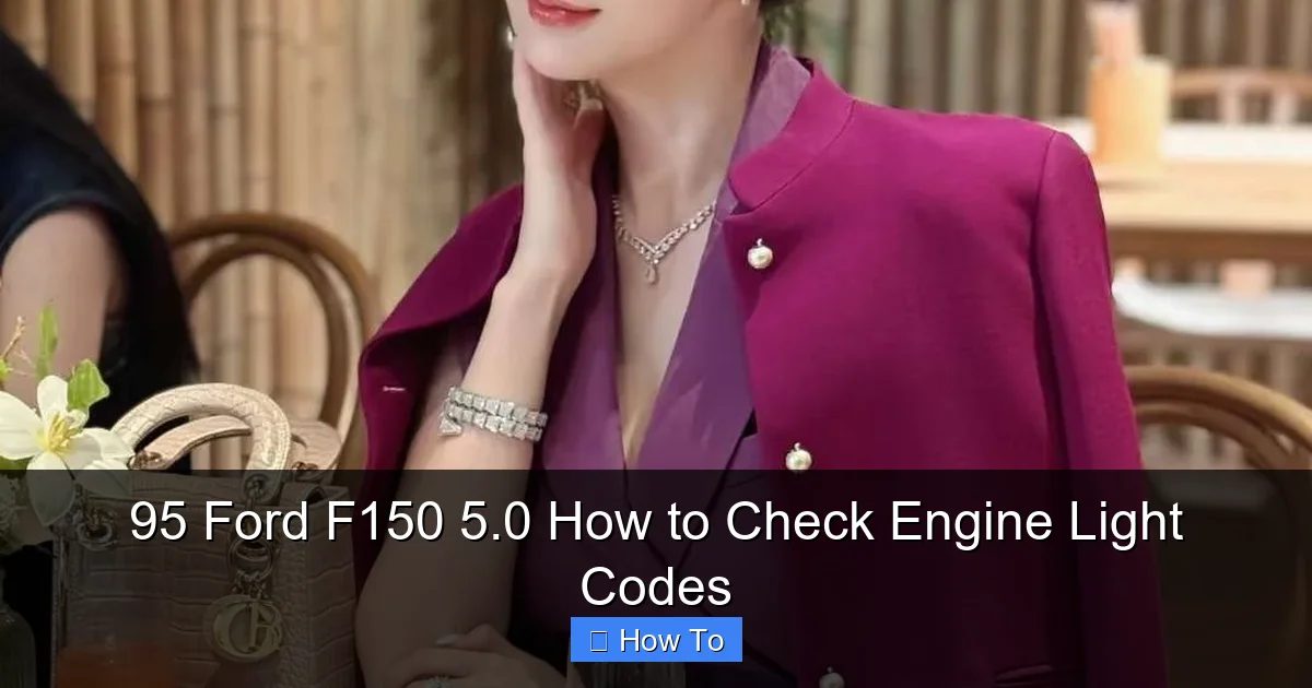 95 Ford F150 5.0 How to Check Engine Light Codes