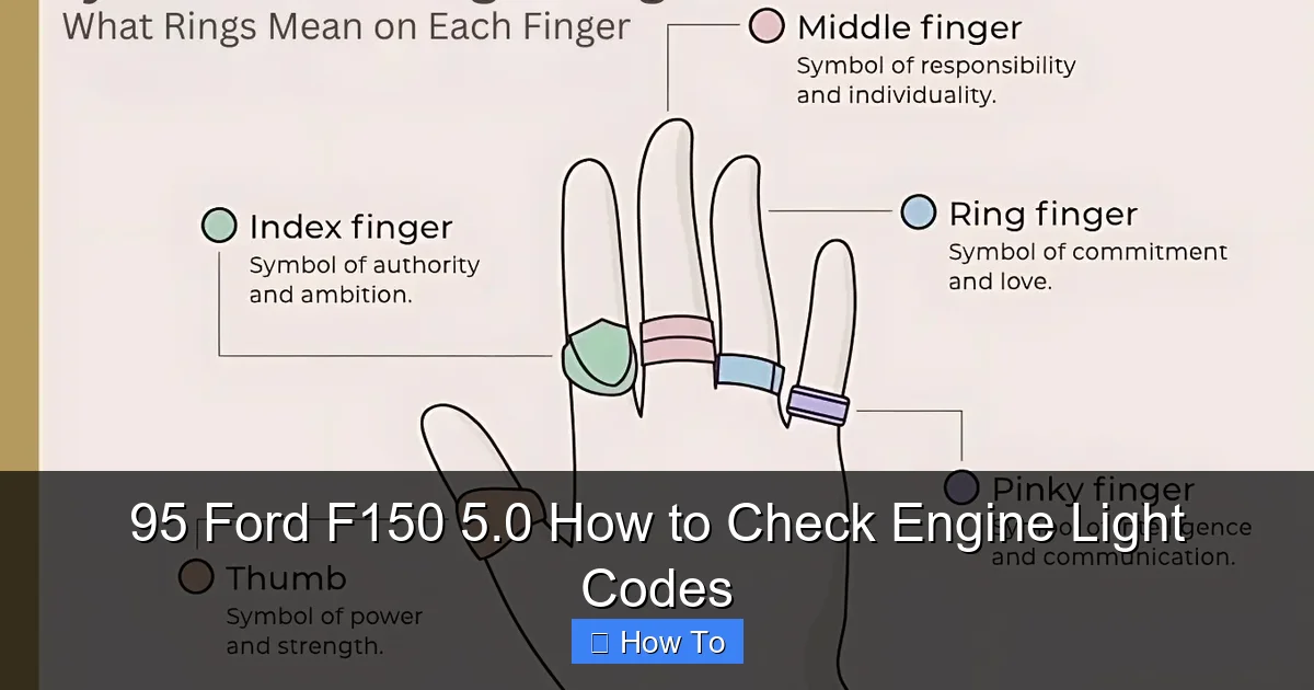 95 Ford F150 5.0 How to Check Engine Light Codes