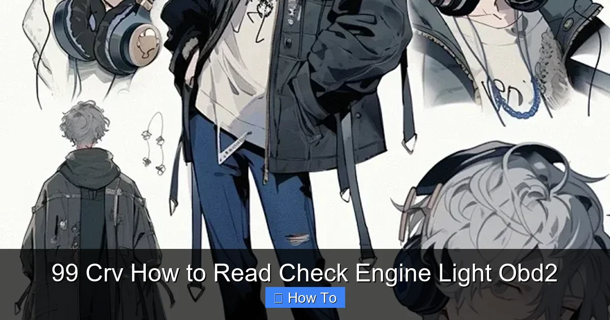 99 Crv How to Read Check Engine Light Obd2