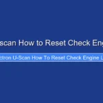 Actron U-scan How to Reset Check Engine Light