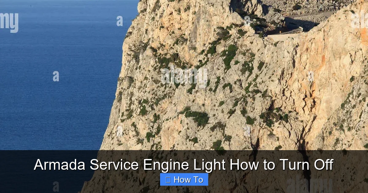 Armada Service Engine Light How to Turn Off
