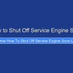 Bmw How to Shut Off Service Engine Soon Light