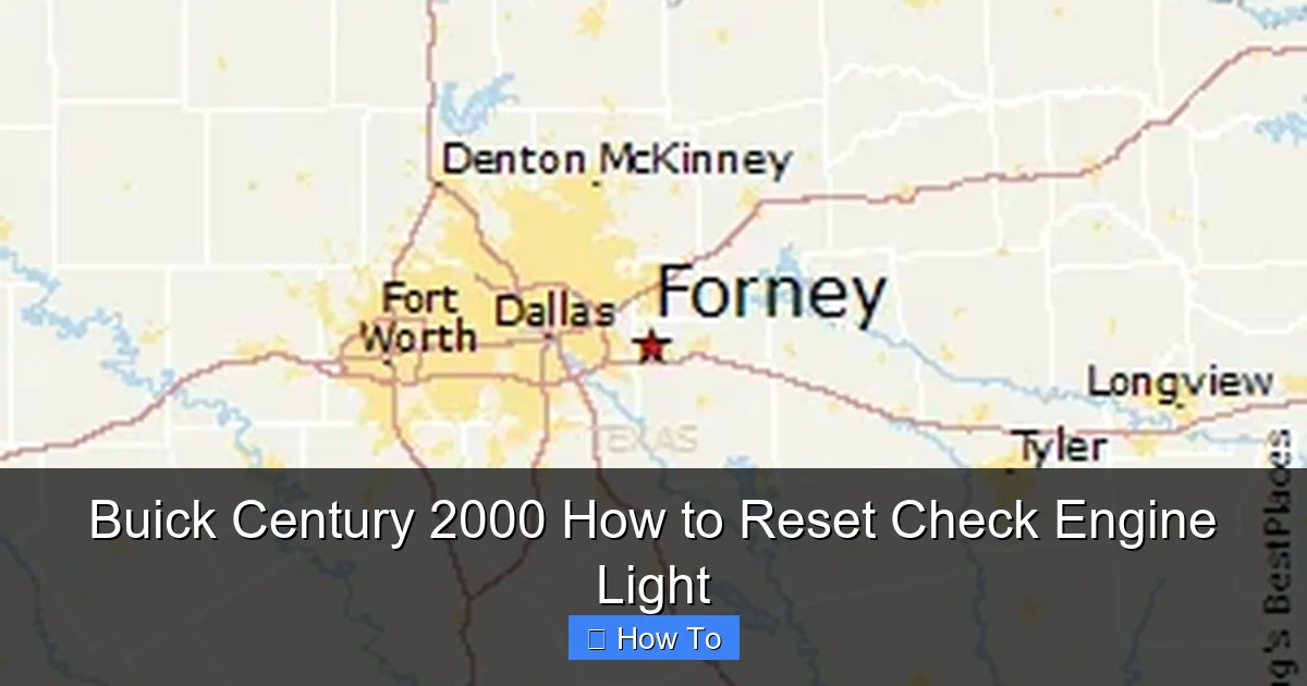 Buick Century 2000 How to Reset Check Engine Light