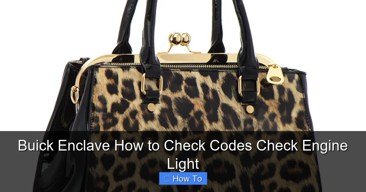 Buick Enclave How to Check Codes Check Engine Light