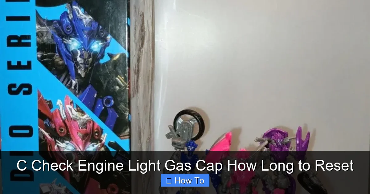 C Check Engine Light Gas Cap How Long to Reset