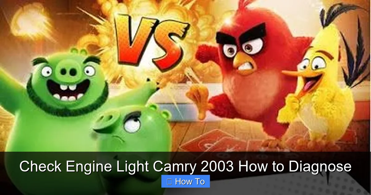 Check Engine Light Camry 2003 How to Diagnose
