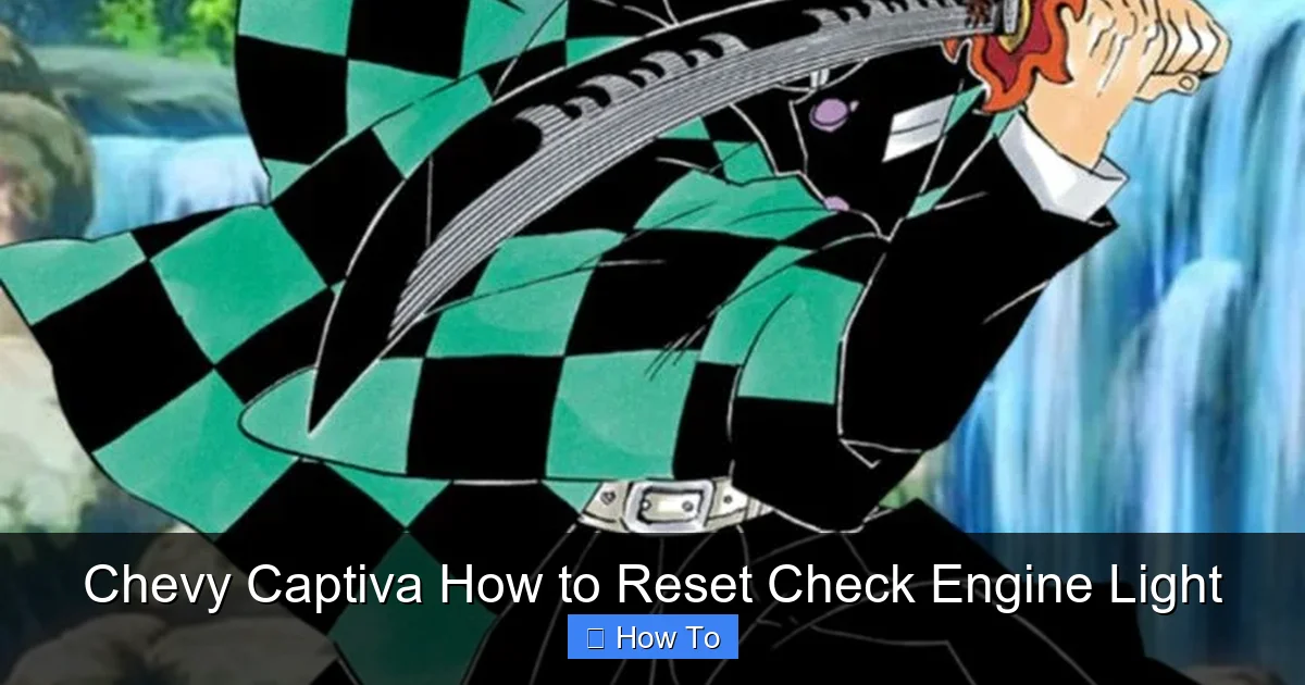 Chevy Captiva How to Reset Check Engine Light