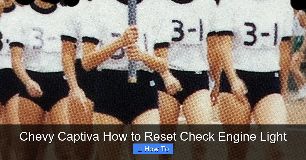 Chevy Captiva How to Reset Check Engine Light