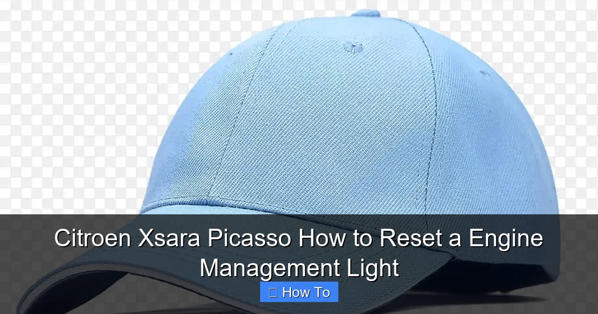 Citroen Xsara Picasso How to Reset a Engine Management Light