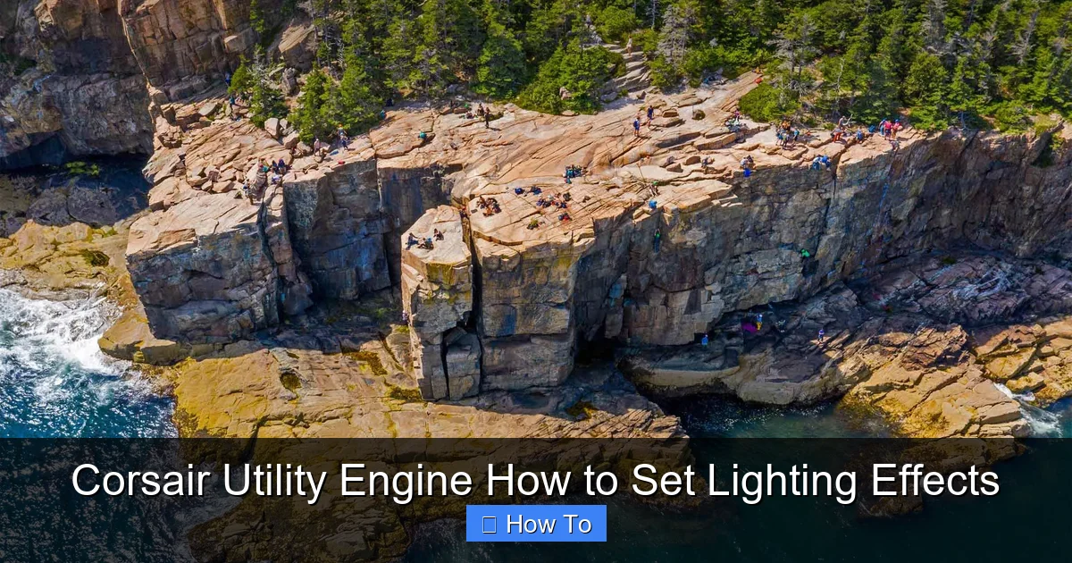 Corsair Utility Engine How to Set Lighting Effects