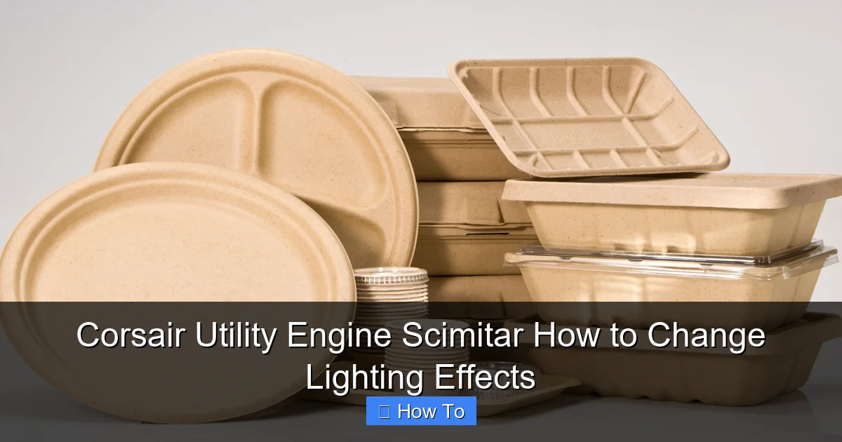 Corsair Utility Engine Scimitar How to Change Lighting Effects