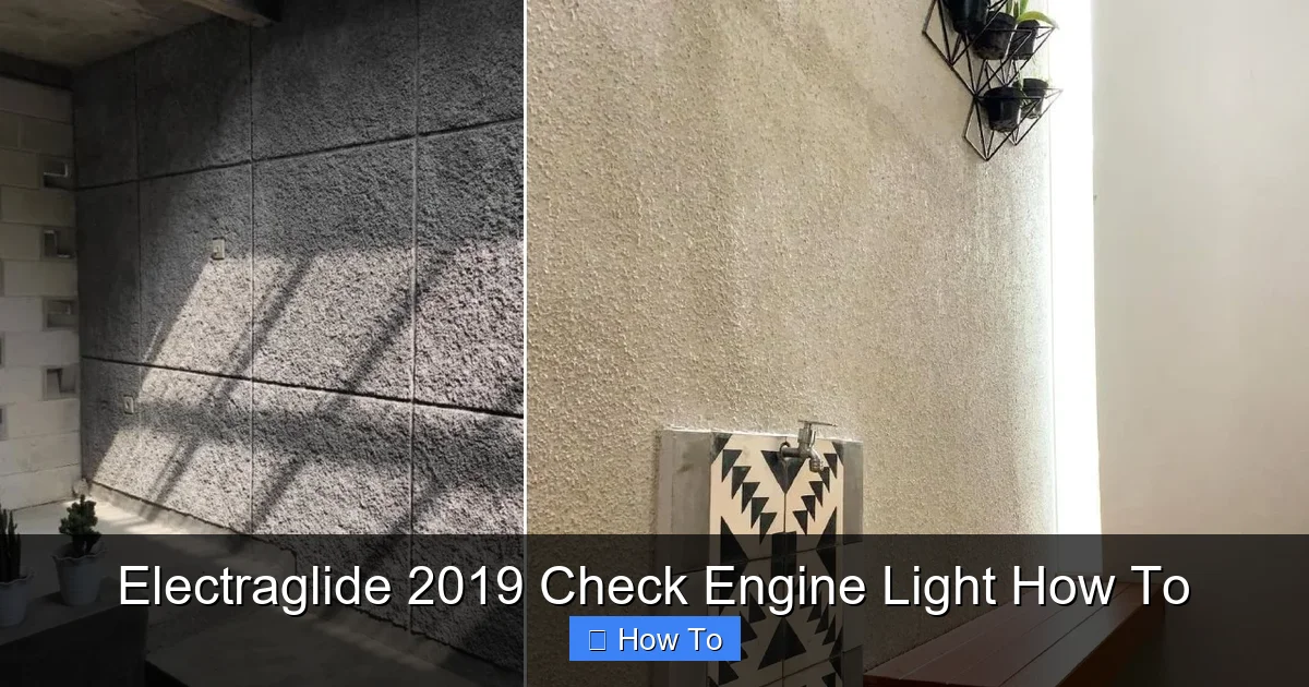Electraglide 2019 Check Engine Light How To