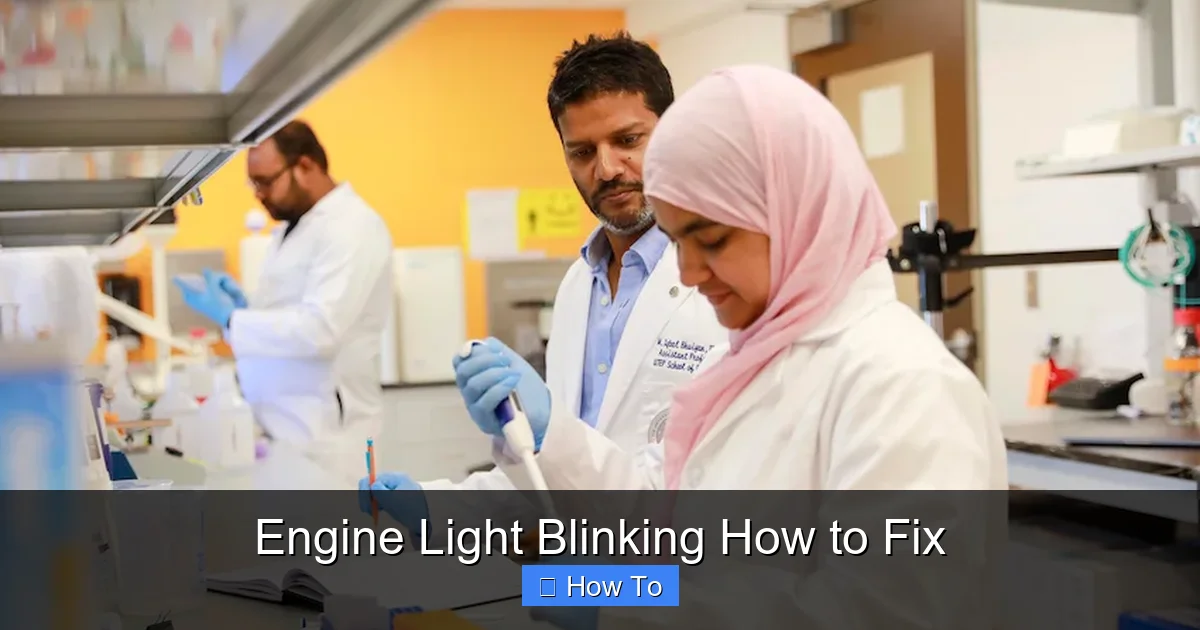 Engine Light Blinking How to Fix