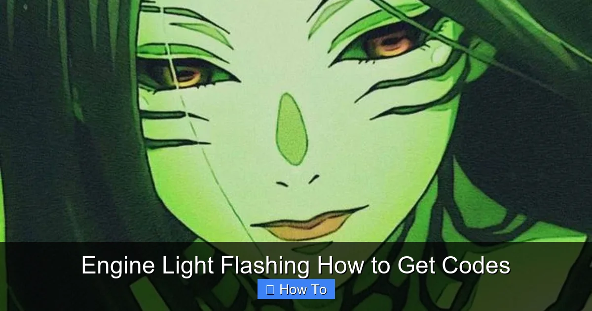 Engine Light Flashing How to Get Codes
