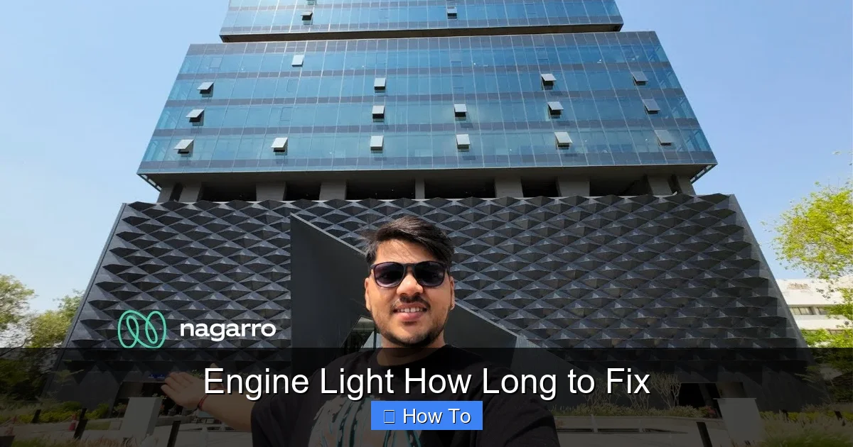 Engine Light How Long to Fix