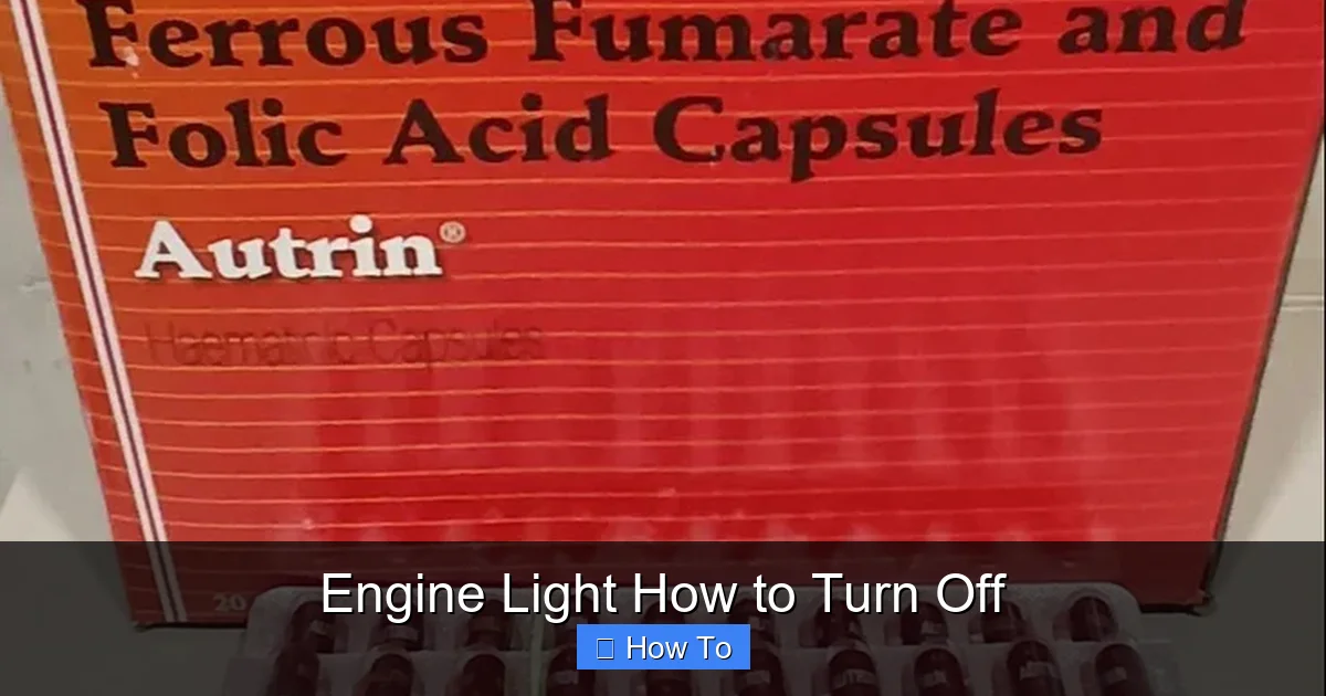 Engine Light How to Turn Off