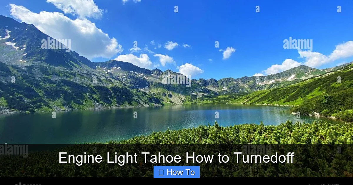 Engine Light Tahoe How to Turnedoff
