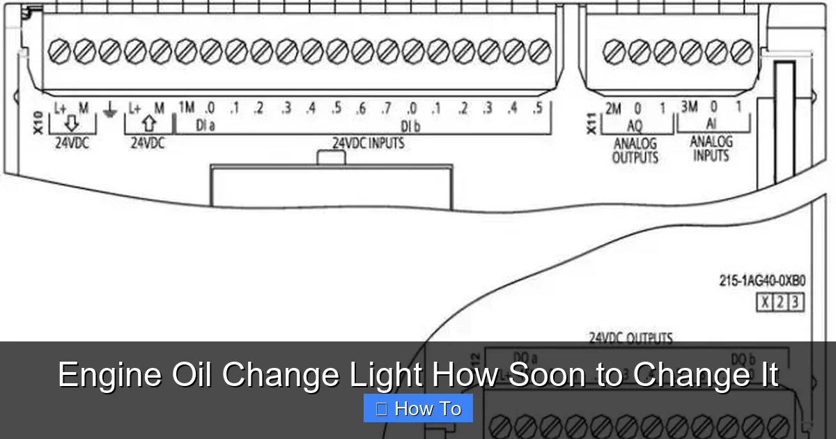 Engine Oil Change Light How Soon to Change It