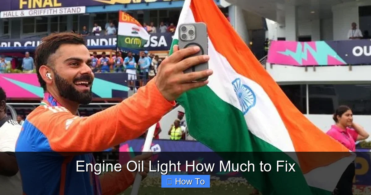 Engine Oil Light How Much to Fix