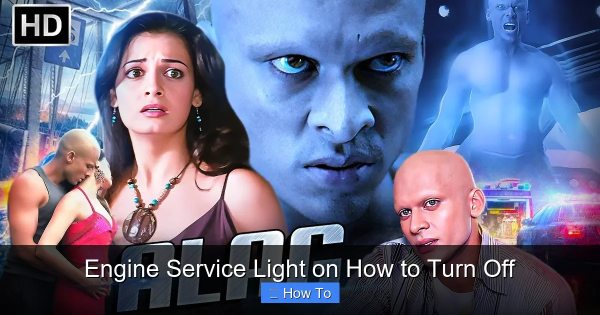 Engine Service Light on How to Turn Off