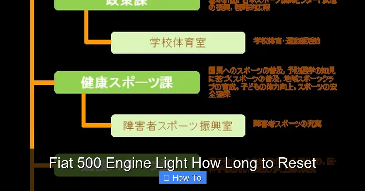 Fiat 500 Engine Light How Long to Reset
