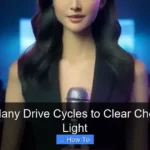 Gm How Many Drive Cycles to Clear Check Engine Light