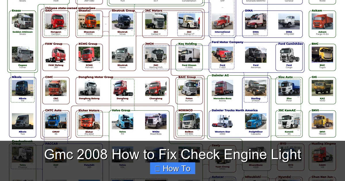 Gmc 2008 How to Fix Check Engine Light