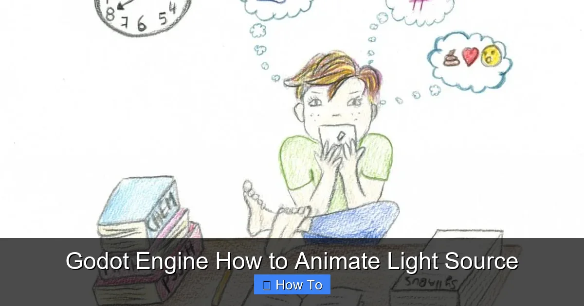 Godot Engine How to Animate Light Source