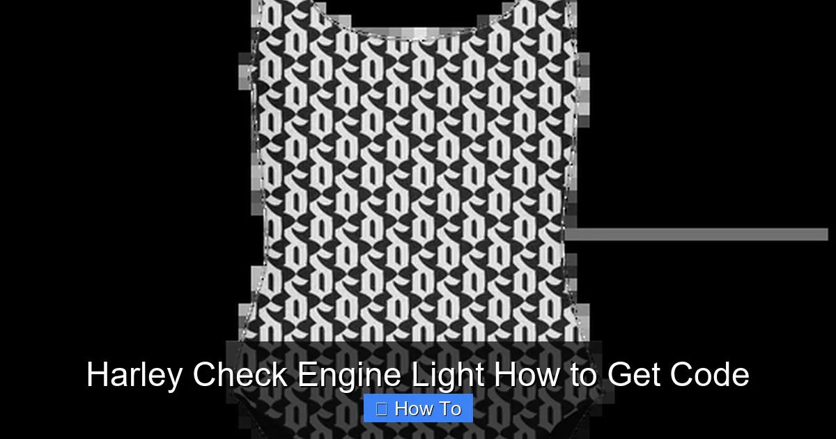 Harley Check Engine Light How to Get Code