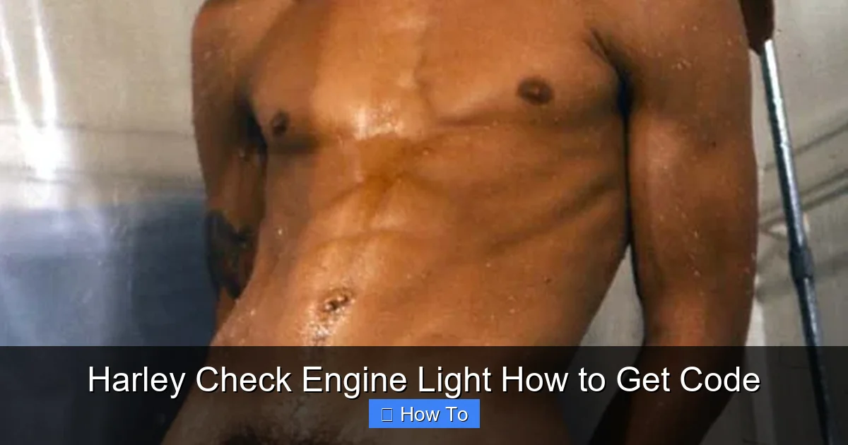 Harley Check Engine Light How to Get Code
