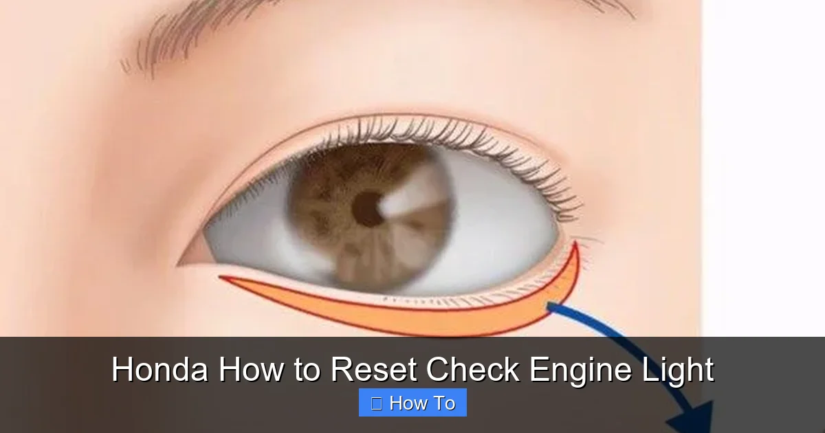 Honda How to Reset Check Engine Light