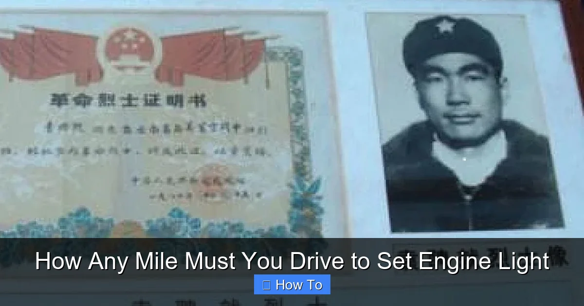 How Any Mile Must You Drive to Set Engine Light