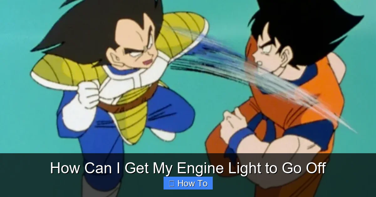 How Can I Get My Engine Light to Go Off