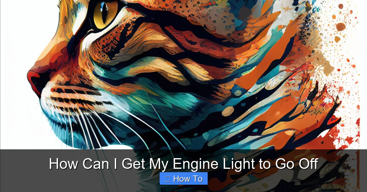 How Can I Get My Engine Light to Go Off