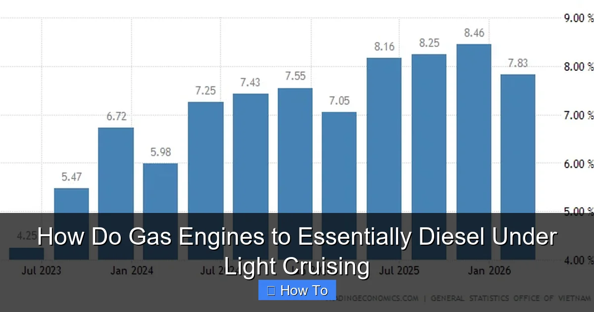 How Do Gas Engines to Essentially Diesel Under Light Cruising