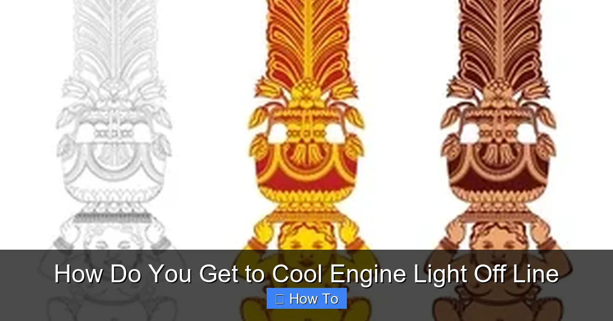 How Do You Get to Cool Engine Light Off Line
