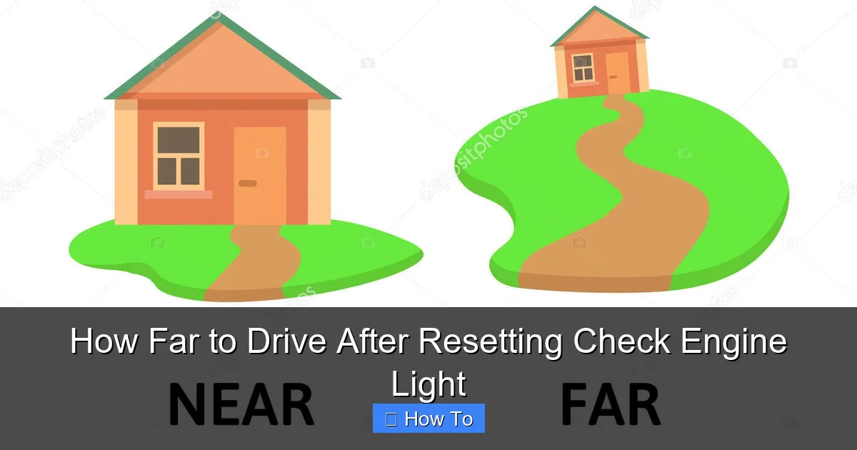 How Far to Drive After Resetting Check Engine Light