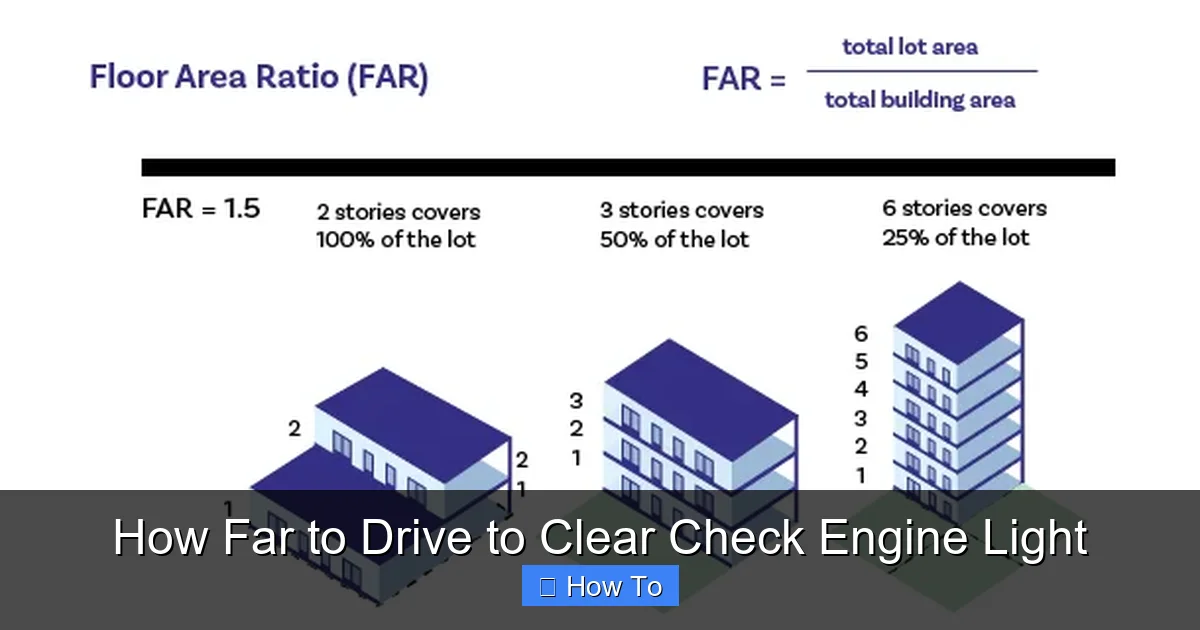 How Far to Drive to Clear Check Engine Light