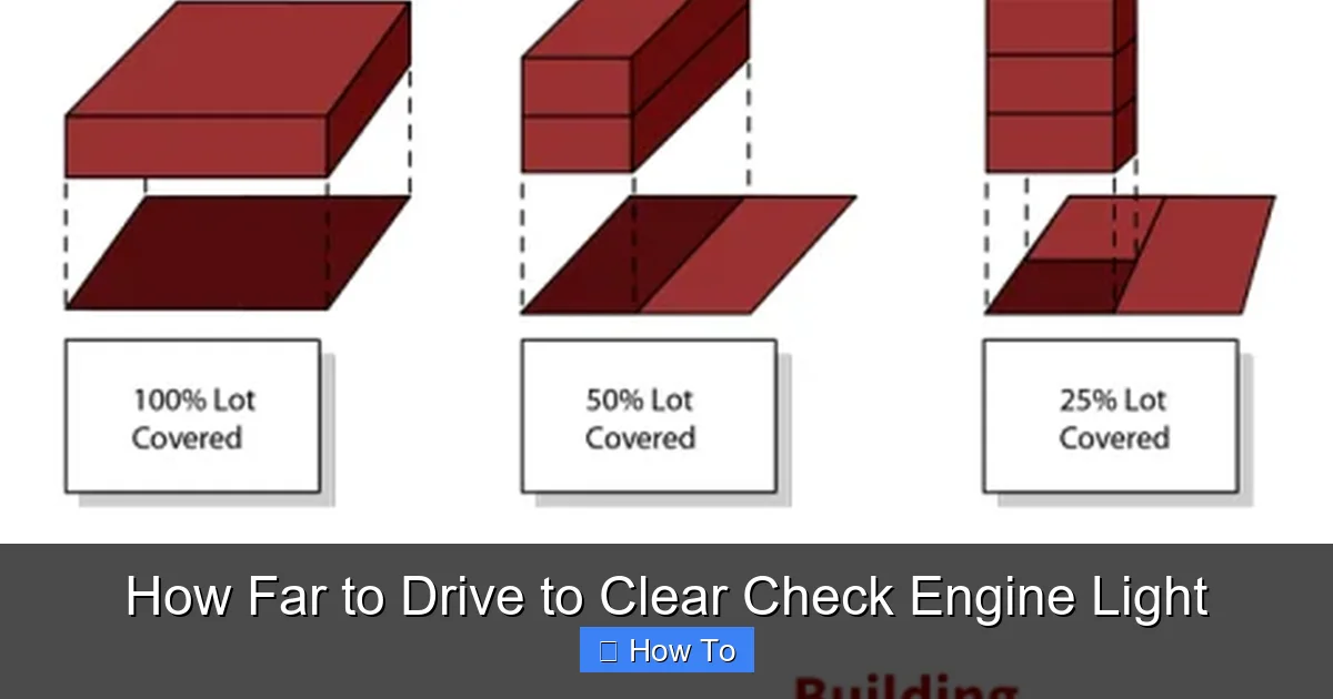 How Far to Drive to Clear Check Engine Light