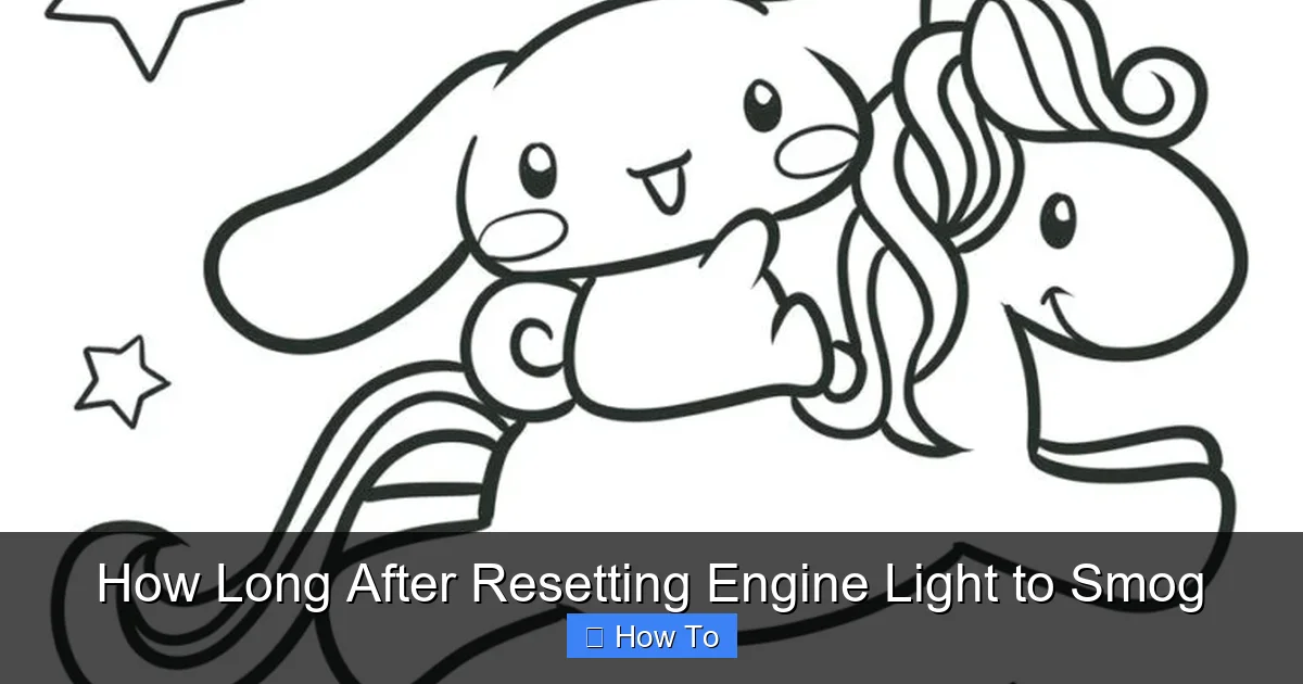 How Long After Resetting Engine Light to Smog