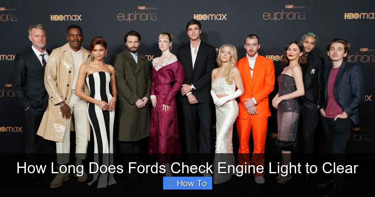 How Long Does Fords Check Engine Light to Clear