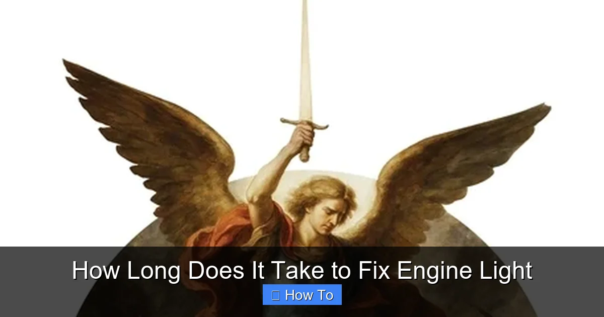 How Long Does It Take to Fix Engine Light