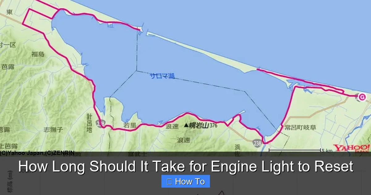 How Long Should It Take for Engine Light to Reset