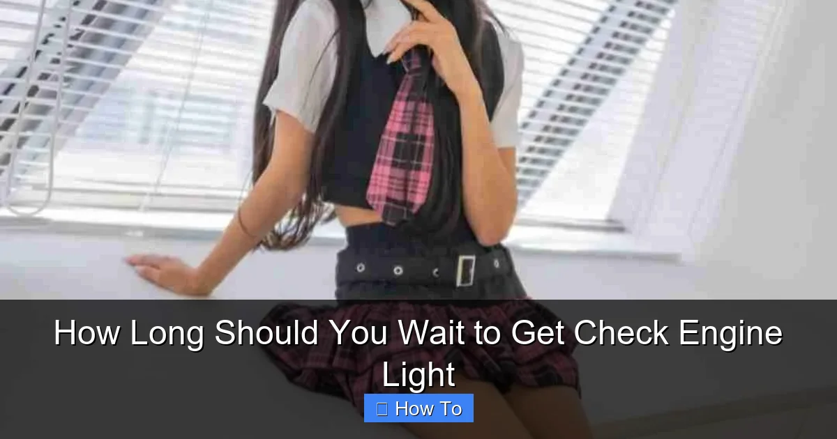 How Long Should You Wait to Get Check Engine Light