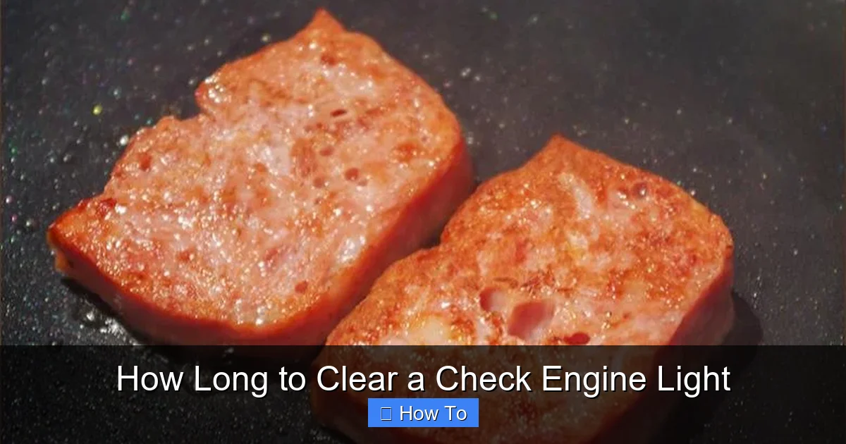 How Long to Clear a Check Engine Light