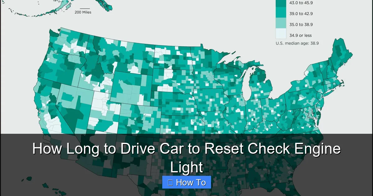 How Long to Drive Car to Reset Check Engine Light
