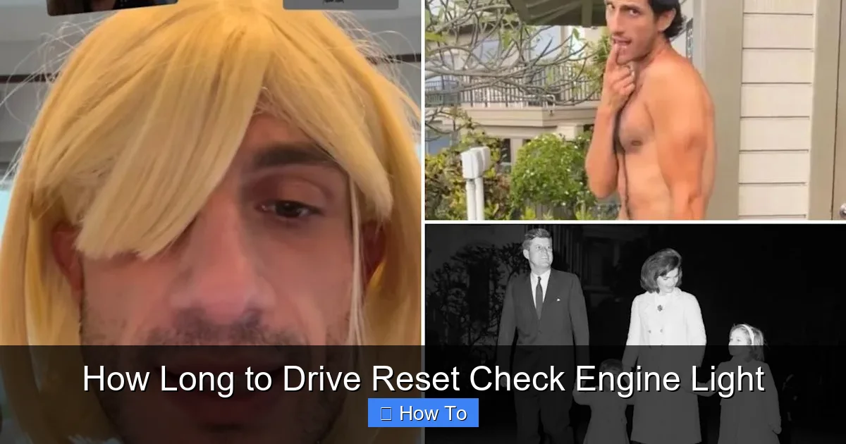 How Long to Drive Reset Check Engine Light